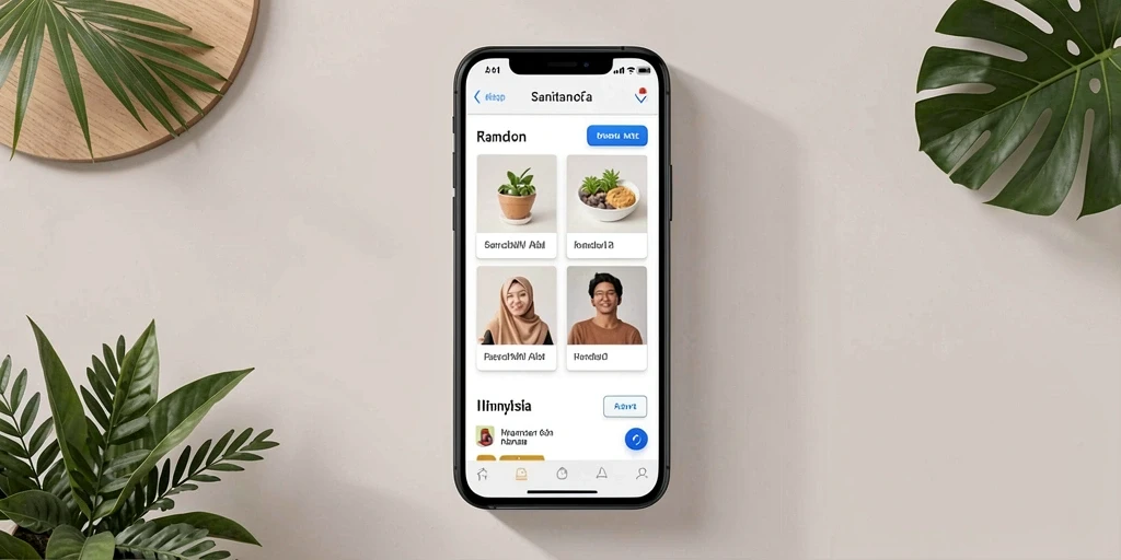 Screenshot menunjukkan antarmuka yang menarik dan mudah dinavigasi.