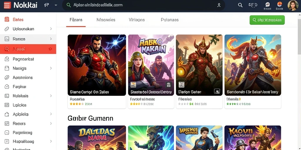 Tampilan antarmuka yang modern dan menarik.