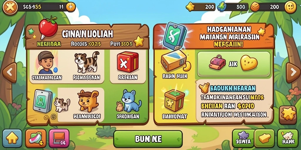 Tampilan antarmuka aplikasi yang menarik dan modern.