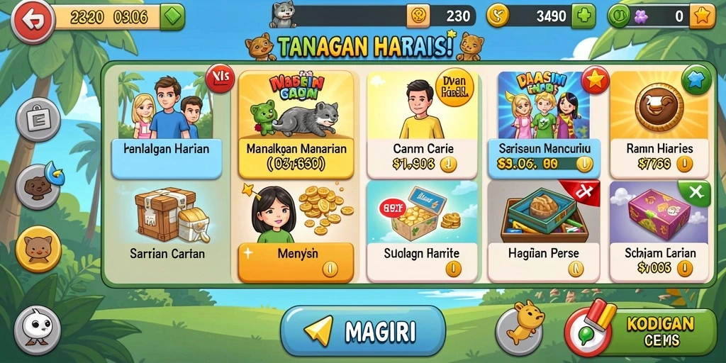 Tampilan antarmuka aplikasi yang menarik dan mudah dinavigasi.