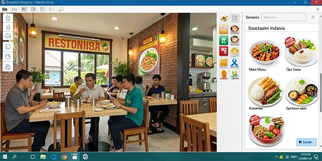 Tampilan antarmuka yang bersih dan modern.